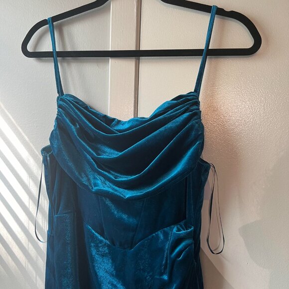 Gaia Velvet Baltic Born Dress Topaz - Picture 3 of 7